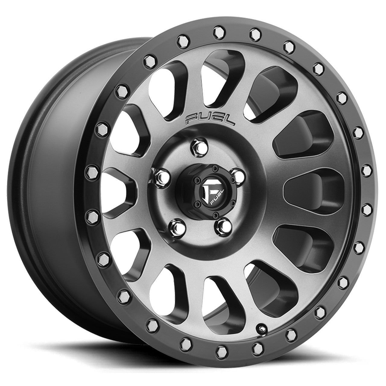 D601 Vector Matte Gun Metal Black Bead Ring