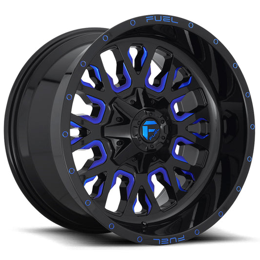 D645 Stroke Gloss Black Blue Tinted Clear