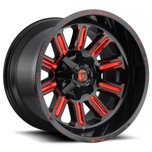 D621 Hardline Gloss Black Red Tinted Clear