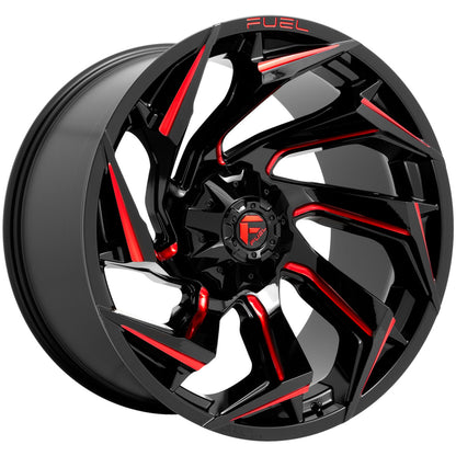 D755 Reaction Gloss Black Milled W/ Red Tint