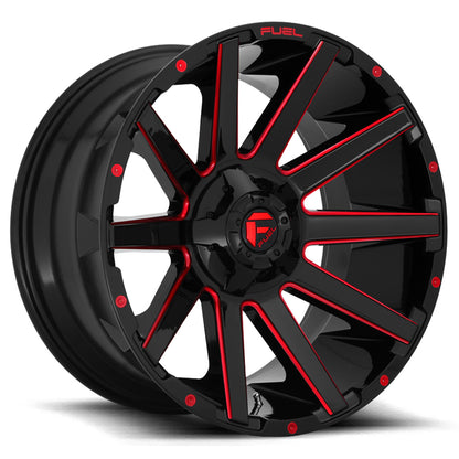 D643 Contra Gloss Black Red Tinted Clear