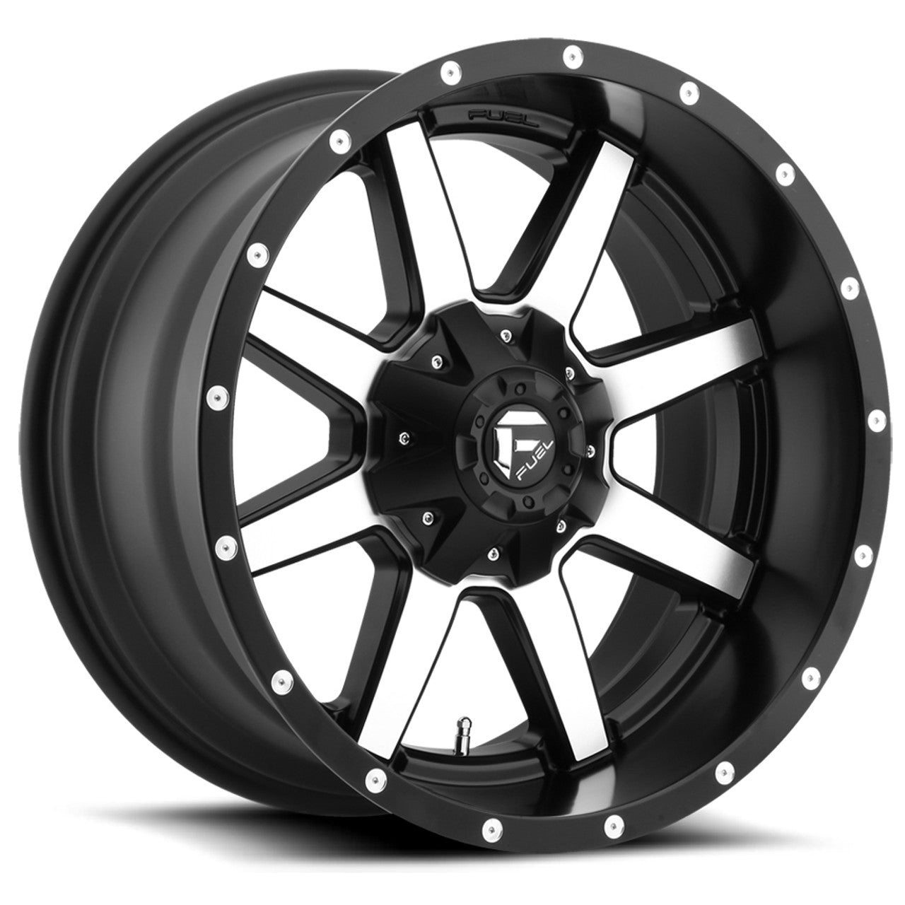 D537 Maverick Matte Black Machined