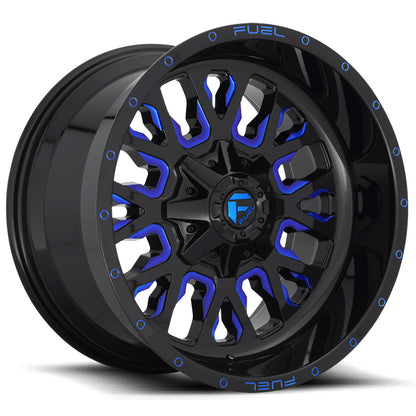 D645 Stroke Gloss Black Blue Tinted Clear