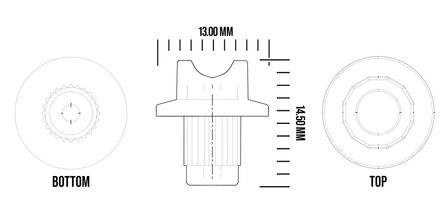 Aodhan Rivets (150 Pieces)