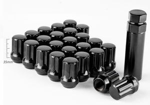 Aodhan Spline Lug nuts Set - Conical Seat ,35mm Overall Size